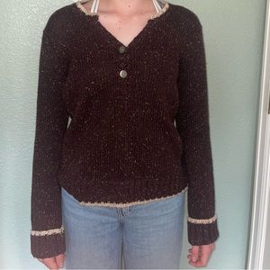 Women’s vintage medium brown sweater